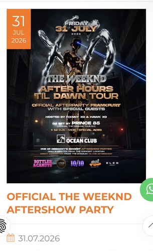 The weeknd aftershow party - weeknd,