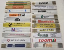 20 x 2m Zollstöcke Gliedermaßstab aus Sammlung Zollstock Meterstab