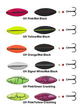 Hansen Snapshot SD Inline Meeresforellenblinker verschiedene Größen und Farben