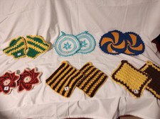 Topflappen - Untersetzer, Baumwolle, Handarbeit, gehäkelt