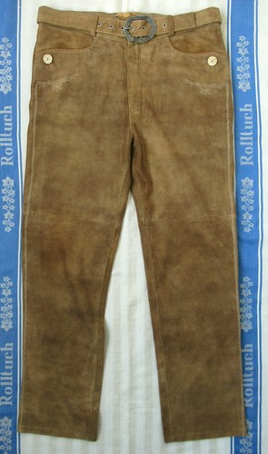 Best braune lederhose lang - best.,