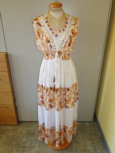 Kleid weiß ibizalook mit - kleid,