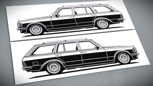 Mercedes w123 modell - w123, t-modell