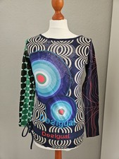 Desigual Pullover blau + grün