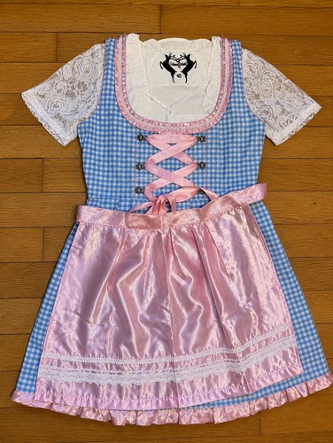 Tlg dirndl kleid bluse - 3-tlg., (kleid,