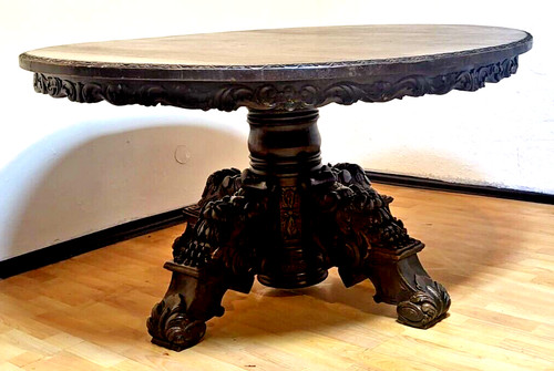 Antik esszimmer tisch - , tafel