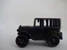 Spielzeug Auto / Oldtimer / Schwarzer Fiat 501 " Schwarze dünne Reifen