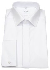 OLYMP Galahemd Luxor Comfort Fit Umschlagmanschette weiß - ohne OVP