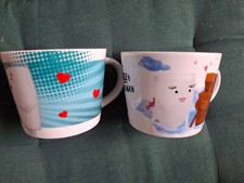 2 Sammel-Tassen KinderRiegel mit Motiv bunt neuwertig nicht benutzt