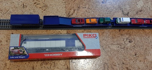 Blauer autozug - blauer,