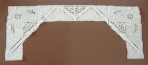 Lochstickerei einsatz creme - 2x,