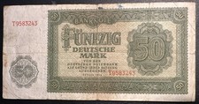 Deutschland DDR  50 Mark 1948
