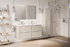 MONTIERT Badmöbel Set mit