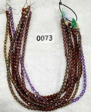 Antike Window Beads  8 Stränge bronziert stone effekt Glas 