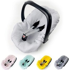 Sommerbezug Babyschale Bezug Universal Waffel Baumwolle Schonbezug