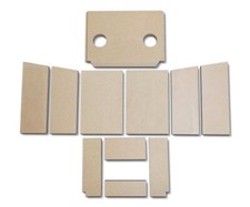 Feuerraumauskleidung B für