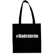 Tasche Beutel Baumwolltasche #Badenheim Hashtag Einkaufstasche Schulbeutel Turnb