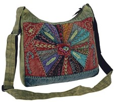 Schultertasche, Patchwork