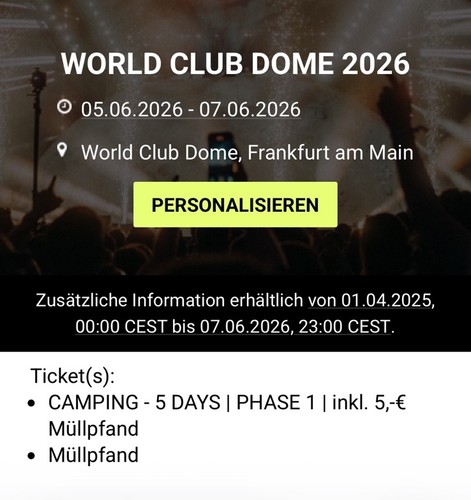 World club dome - club, camping