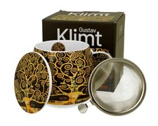 Becher Klimt Tree Of Life Porzellanbecher mit Brüher 430 ml