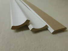 1Stk 100cm Hohlkehlleiste foliert weiß 28x28mm Hohlkehle Holzleisten