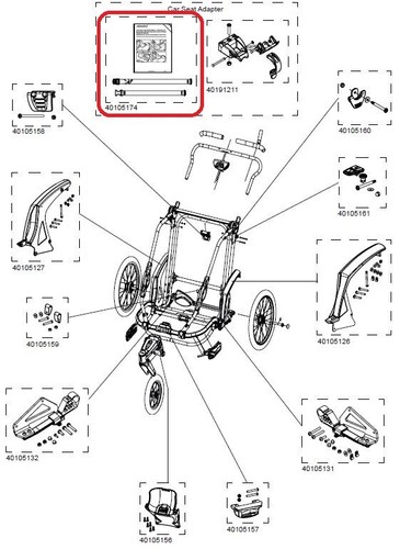 Thule chk autositz - chk, autositz-adapter