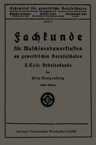 Otto stolzenberg fachkunde - |,