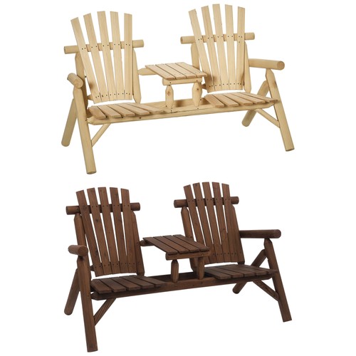 Outsunny gartenbank mit tisch - outsunny,