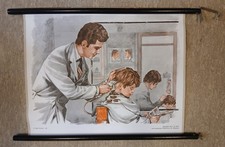 Schulwandkarte: Beim Friseur -