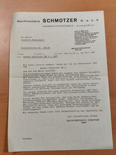 Schmotzer Schreiben Kopfroder Traktor prospekt tractor brochure 49