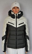 BOGNER F+I FARINA 3 DAMEN SKIJACKE SKI DUNKELGRAU-OFFWEIß UVP 650 € Gr 36 S NEU