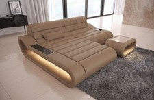 Leder Ecksofa Designsofa
