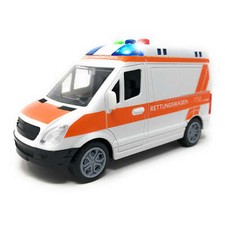 Spielzeug Krankenwagen Rettungswagen Töne Sound Sirene Licht Blaulicht Kinder
