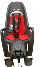 Hamax Fahrradsitz Zenith Kindersitz Fahrrad Kinder Sitz Grau/Rot Gepäckträger