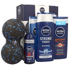 Nivea Men Geschenkset Sport Shampoo 250 ml + Duschbad 250 ml + Antitranspirant 5