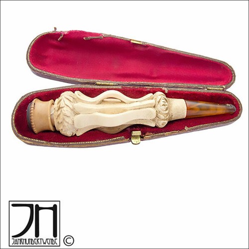 Jugendstil meerschaum pfeife - jugendstil,