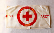 Armbinde ARZT DRK DDR Ärmelabzeichen Deutsches Rotes Kreuz Rettungsdienst selten
