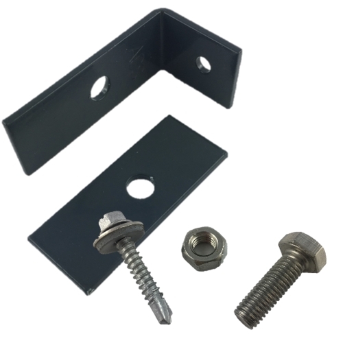 Zaunanschlusswinkel set - 6x, zaunanschlusswinkel-set