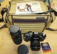 Canon AE-1 Program Black mit 3