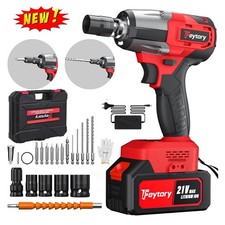 2000Nm Schlagschrauber Drehschlagschrauber Ratschen 1/2 Kfz Reifenwechsel + Akku