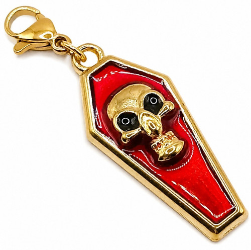 Sarg schädel charm clip - charm,