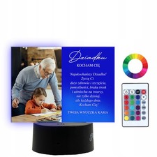 3D LED Nachtlicht Fotogeschenk für Oma & Opa