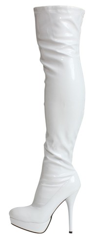 Damen schwarz rot overknee - damen,