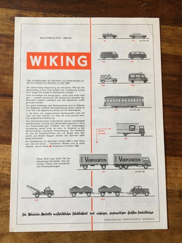 Wiking bildpreisliste prospekt - wiking,