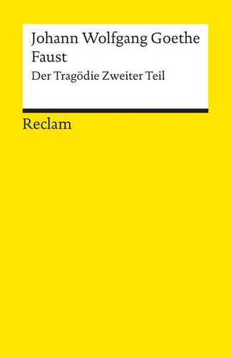 Faust der tragödie zweiter - faust:,