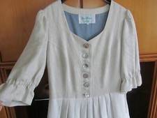 "Das G´wand" hochwertiges Landhausstil Kleid Gr.40/42 100%dicht gewebtes Leinen