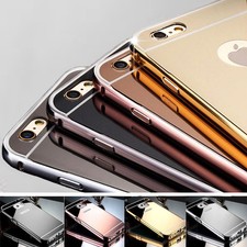 LUXUS Aluminium Metall Spiegel