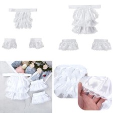 Royal Style Lace Jabot Manschetten Set Victorian Layered Rüschen Kragen False
