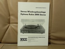RFT Ziphona Rubin 2000 Stereo