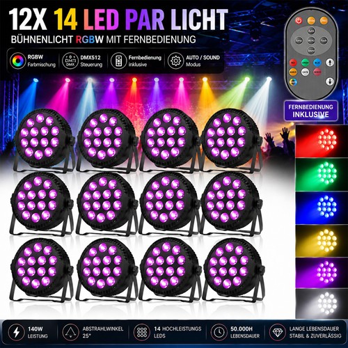 12x 140w led par strahler - 140w,